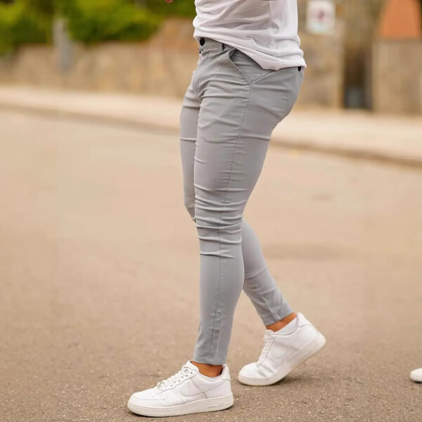 Mens Fitness Stretch Tapered Pants