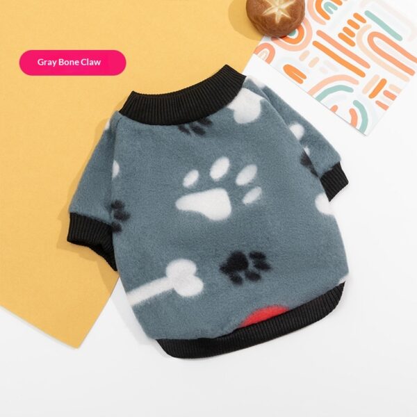 Dog AutumnWinter Shaggy Fleece Sweatshirt Pet Clothes